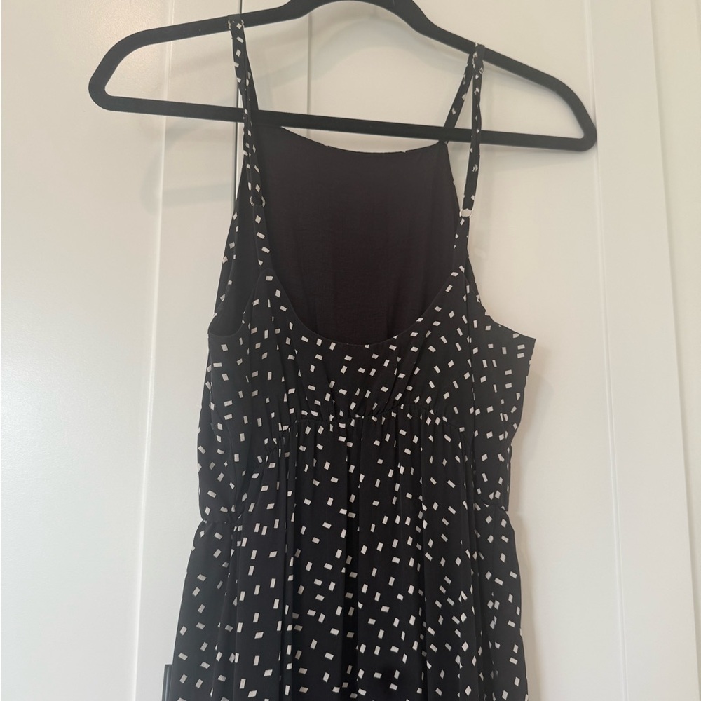 Stone Cold Fox Mija Black Polka Dot Silk Maxi Dress View 4